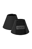 HORZE Pferde Hufglocken ProBell, Springglocken mit Klettverschluss, 2er Set, Schwarz, S