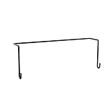Boxenschild-Halterung für Pferdeboxen – aus 5 mm Stahldraht – matt schwarz pulverbeschichtet – 2 Größen (M 28,5x10 cm | L 79,5x10 cm) (M)