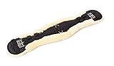 Engel Reitsport | Lammfell Sattelgurt Dressur Kurzgurt Konturgurt EGURT-60-SCH-MED schwarz/med. 24' 60cm