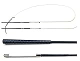 Nbrand JA Horse Bogenpeitsche Fahrpeitsche Pony shetty 120 cm (Gummigriff)