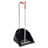 KERBL Mistboy schwarz (Höhe 75 cm, Mistkratzer für die Reinigung von Pferdeboxen / Transporter / Paddock, Bollensammler, Stallboy) 3281
