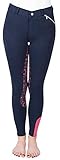PFIFF Reithose „Zahra“, Blau/Pink, 36