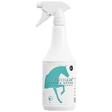 PFERDEPFLEGE24 Schweif- und Mähnenspray für Pferde - VERGLEICHSSIEGER - 5 Größen - Brillanter Glanz & leichte Kämmbarkeit & - Mähnen und Schweifspray für Pferde - Gesundes, glänzendes Fell - 1l