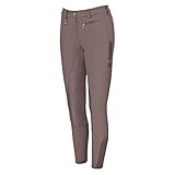 PIKEUR Damen Vollbesatz Reithose LUCINDA GRIP, Unisex, Trüffel