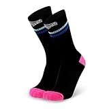 Splends Tennis socken Classic Spin Schwarz Damen, Herren, Kinder, Männer - Reitsocken, Herrensocken, Weihnachtssocken, Sportsocken, Laufsocken - lustige Lauf socken für Sneaker - 39-42 (39)