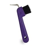 York Hufkratzer für Pferde Standard Grooming Tools Pferdehufkratzer (violett)