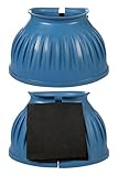 HKM 8605 Springglocken Atlanta, Gummispringglocken Gummi Hufglocken, Rauchblau, XXL