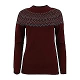 ICEWEAR Ásta Merinowoll-Pullover – 100% weiche Merinowolle mit Island-Muster