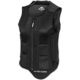 RL24 - Kinder Rückenprotektor P24 Pro Swing – Protektorenweste – Schutzweste für Reiter – zusätzliche Schutzzonen – atmungsaktiv & leicht – Unisex Reitweste in Schwarz – Gr. L (Kinder)