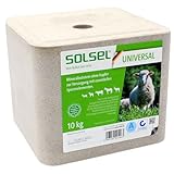 Salzleckstein Leckstein Mineralleckstein Salz 10kg Einzelfuttermittel Nutztiere