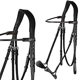 Heinick-Reitsport Trense Soft Hannoveranisch verstellbar Stride Schwarz ~ Loop ~ Vollblut