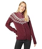 Fjallraven F84148-356 Övik Knit Cardigan W Dark Garnet S