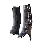 Premier Equine Turnout/Mud Fever Boots Outdoor- und Paddock Gamasche Größe L, Farbe Black