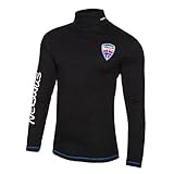 Nebulus Herren Rolli Warmer, Rollkragen, Langarm, schwarz - L