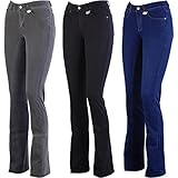 Lazura Damen Jodhpur Reithose Vollbesatz DINA Jeans Jeansblau/Nachtblau 38