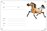 Boxenschild/Stalltafel 'Angeber' (Vollblut/Araber/Warmblut/Pony) Brauner