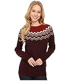 Fjällräven Damen Övik Strickpullover, Dark Garnet, M