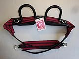 Swiss Horse Voltigiergurt Nylon Zwei Griffe NEU Longiergurt - Holzpferd - blau/rot
