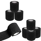 8 Rollen Selbstklebender Verband Bandage, 5cm*4,5m Verband Selbstklebend, Elastischer Fixierbinde Haftbandage Kohäsive Bandage Elastische Binde für Sport Vet Wrap Pet für Katze,Hund,Pferd