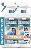 PLINTEX® Pferdedecken Imprägnierspray 2x580ml schonend & geruchsfrei - Pferdedecke Imprägnierung Spray für Outdoordecke, Regendecke & Zubehör - Pferd Decken Imprägnierspray