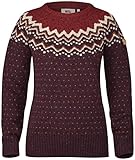 Fjällräven Damen Övik Strickpullover, Dark Garnet, M