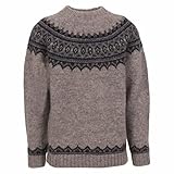 ICEWEAR Brynjudalur Wollpullover – 100% isländische Wolle, traditionelles Muster