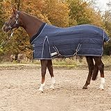 WALDHAUSEN Comfort Stalldecke, 100 g Rückenlänge 125 cm, Nachtblau